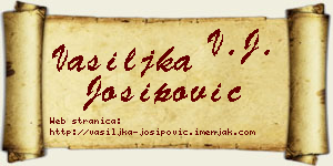Vasiljka Josipović vizit kartica